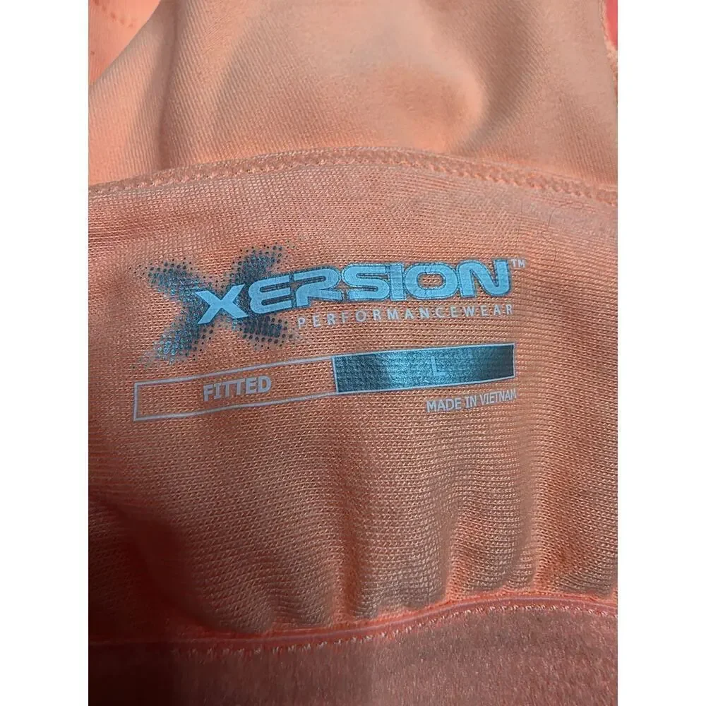 Xersion Womens Orange & Pink Medium Support Bra Tank Top L - Picture 5 of 11